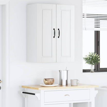 vidaXL Wall Cabinet PORTO White 60 x 31 x 80 cm Engineered Wood