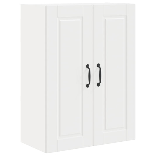 vidaXL Wall Cabinet PORTO White 60 x 31 x 80 cm Engineered Wood