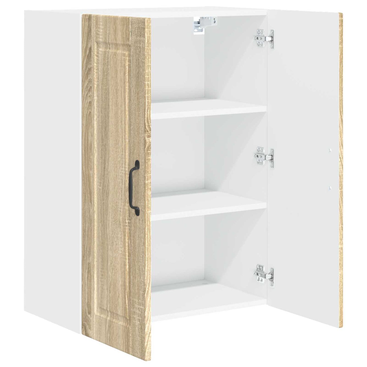 vidaXL Wall Cabinet PORTO Sonoma Oak 60 x 31 x 80 cm Engineered Wood