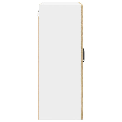 vidaXL Wall Cabinet PORTO Sonoma Oak 60 x 31 x 80 cm Engineered Wood