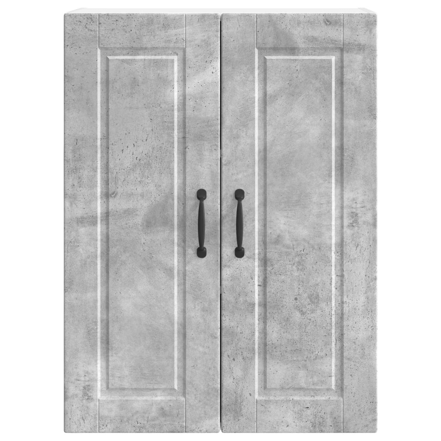 vidaXL Wall Cabinet PORTO Concrete Grey 60 x 31 x 80 cm