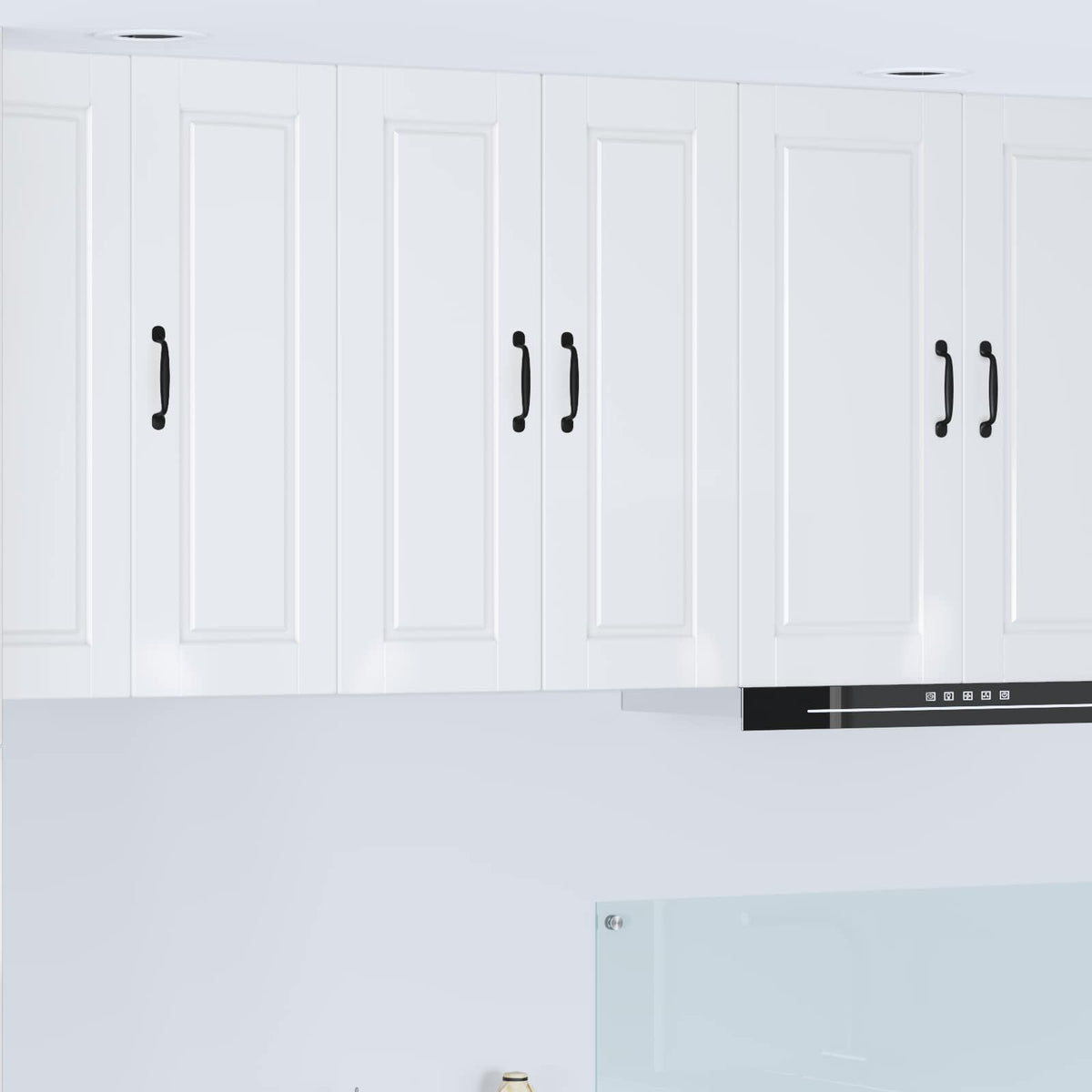 vidaXL Wall Cabinet PORTO High Gloss White 60 x 31 x 80 cm