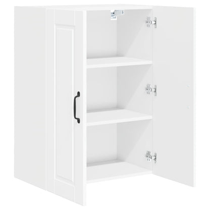 vidaXL Wall Cabinet PORTO High Gloss White 60 x 31 x 80 cm