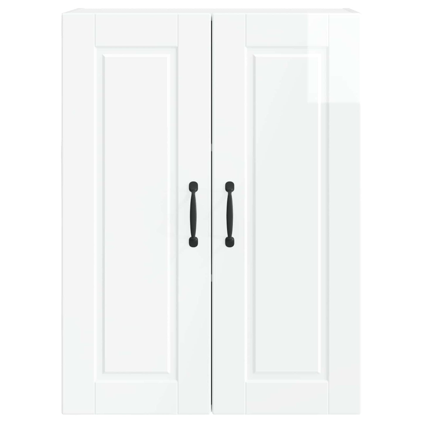 vidaXL Wall Cabinet PORTO High Gloss White 60 x 31 x 80 cm