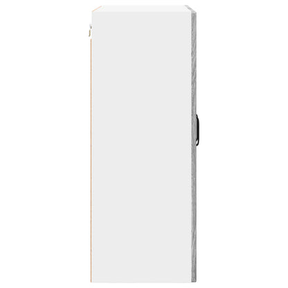 vidaXL Wall Cabinet PORTO Grey Sonoma 60 x 31 x 80 cm Engineered Wood