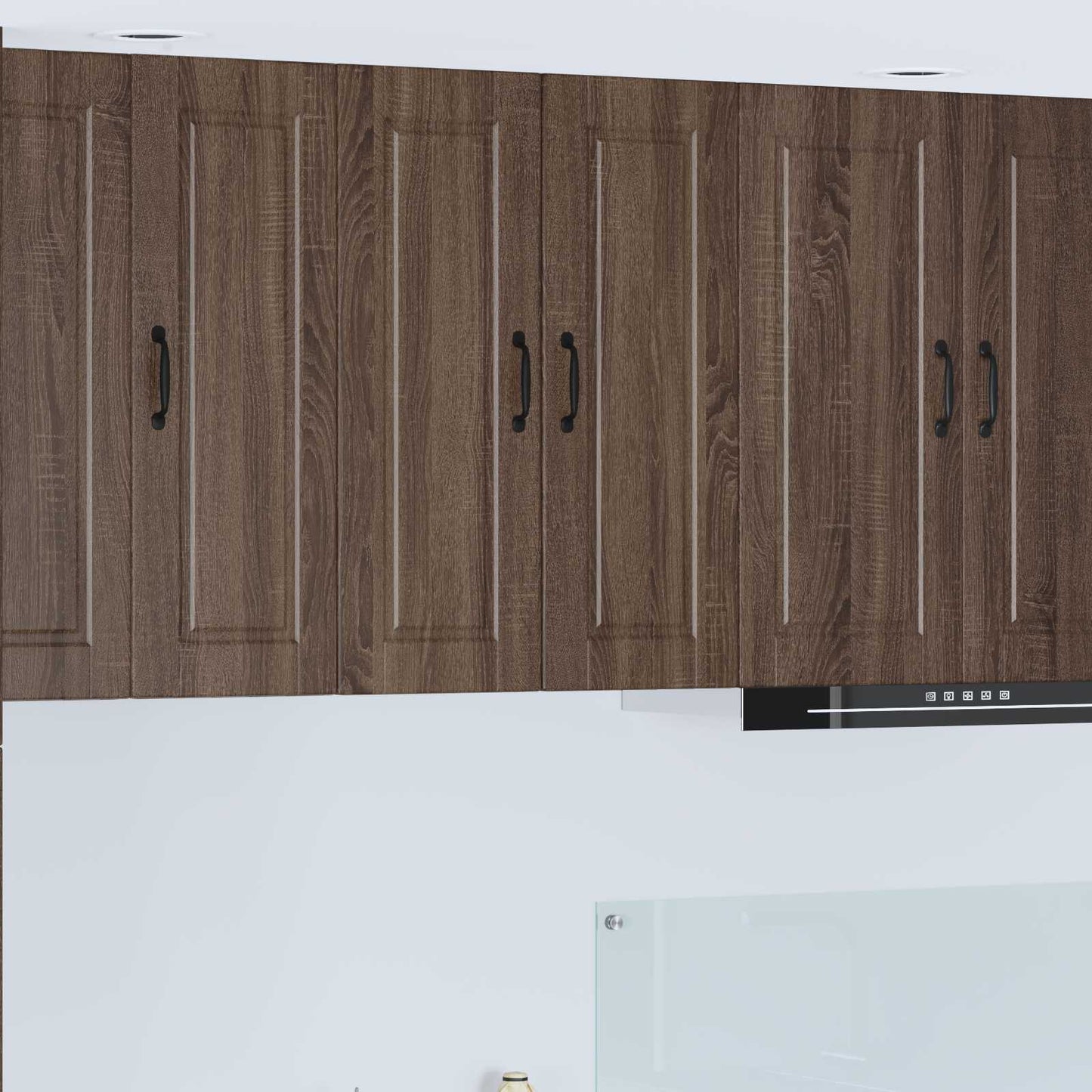 vidaXL Wall Cabinet PORTO Brown Oak 60 x 31 x 80 cm Engineered Wood