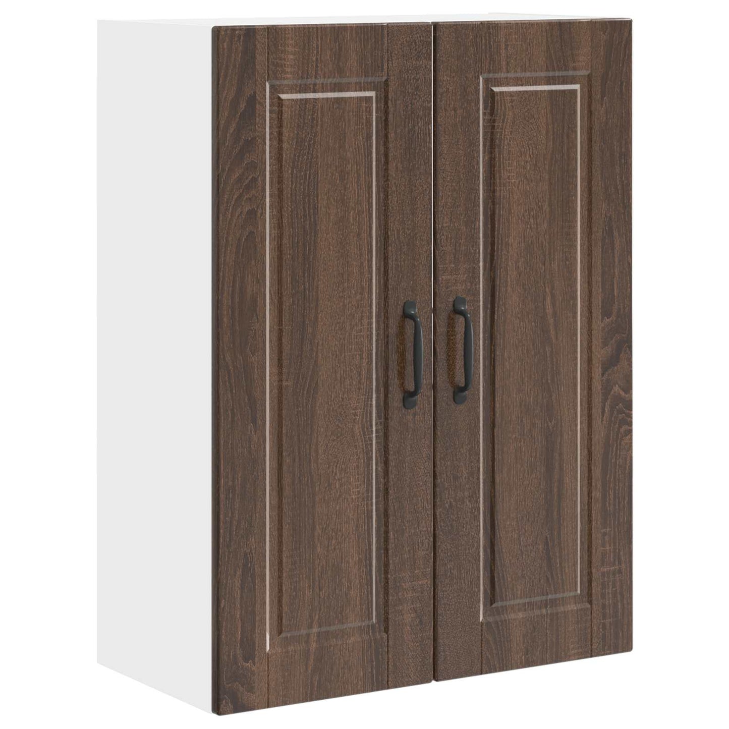 vidaXL Wall Cabinet PORTO Brown Oak 60 x 31 x 80 cm Engineered Wood