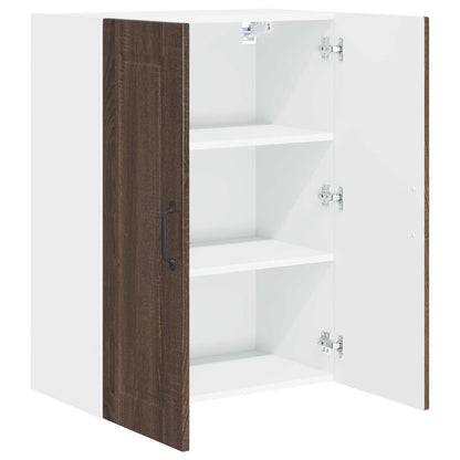 vidaXL Wall Cabinet PORTO Brown Oak 60 x 31 x 80 cm Engineered Wood