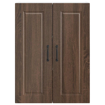 vidaXL Wall Cabinet PORTO Brown Oak 60 x 31 x 80 cm Engineered Wood