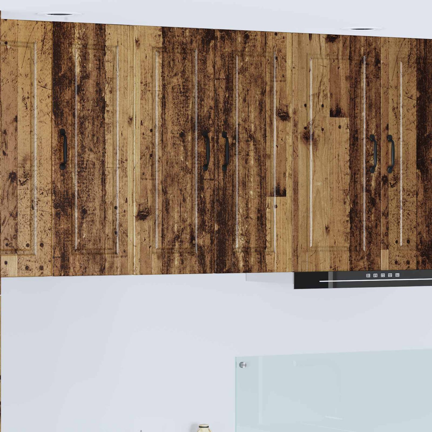 vidaXL Wall Cabinet PORTO Old Wood 60 x 31 x 80 cm Engineered Wood
