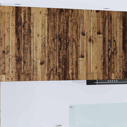 vidaXL Wall Cabinet PORTO Old Wood 60 x 31 x 80 cm Engineered Wood
