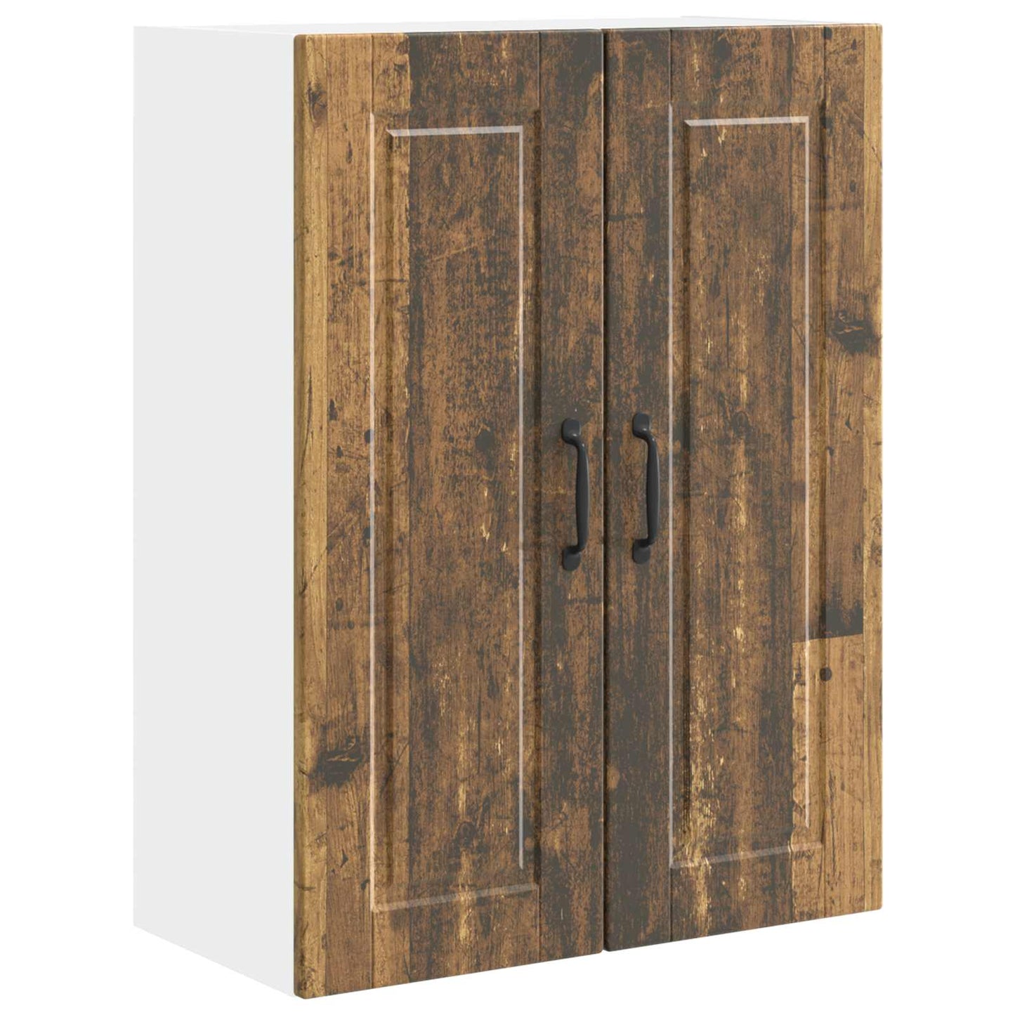 vidaXL Wall Cabinet PORTO Old Wood 60 x 31 x 80 cm Engineered Wood