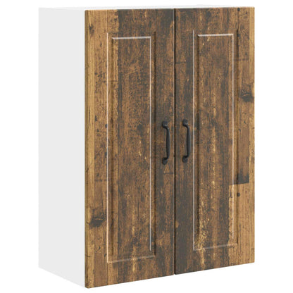 vidaXL Wall Cabinet PORTO Old Wood 60 x 31 x 80 cm Engineered Wood