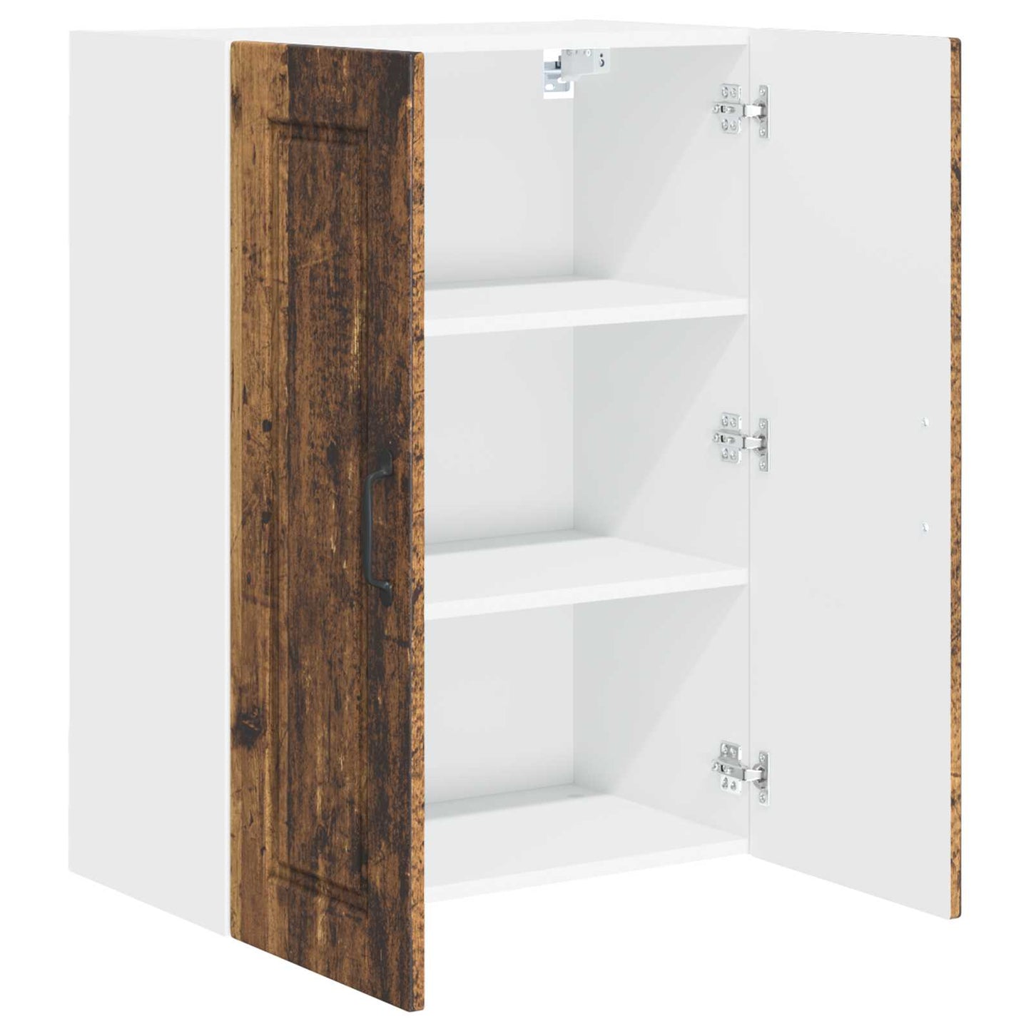 vidaXL Wall Cabinet PORTO Old Wood 60 x 31 x 80 cm Engineered Wood