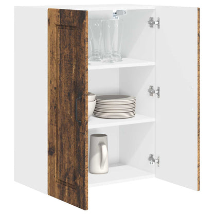 vidaXL Wall Cabinet PORTO Old Wood 60 x 31 x 80 cm Engineered Wood