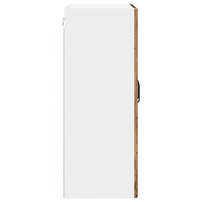 vidaXL Wall Cabinet PORTO Old Wood 60 x 31 x 80 cm Engineered Wood