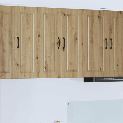 vidaXL Wall Cabinet PORTO Artisan Oak 60 x 31 x 80 cm Engineered Wood