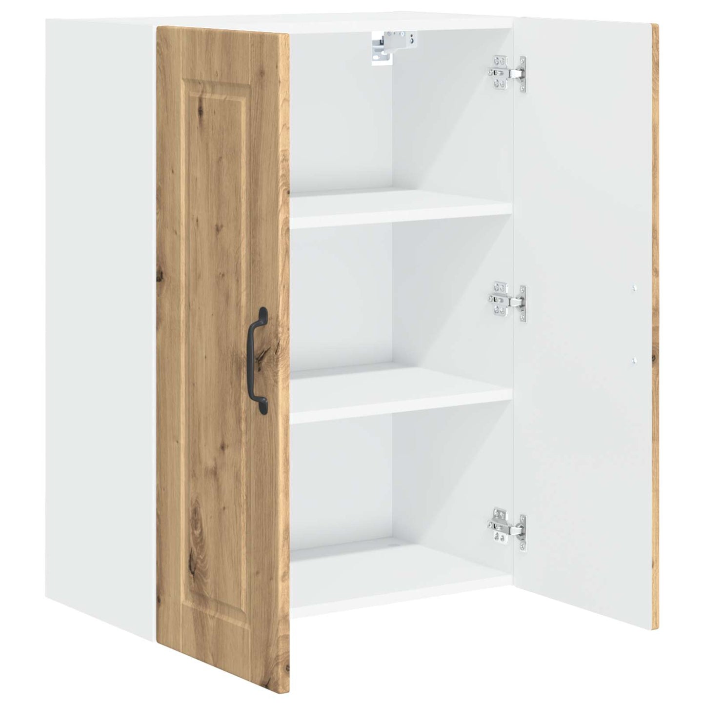 vidaXL Wall Cabinet PORTO Artisan Oak 60 x 31 x 80 cm Engineered Wood