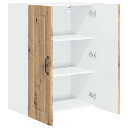 vidaXL Wall Cabinet PORTO Artisan Oak 60 x 31 x 80 cm Engineered Wood