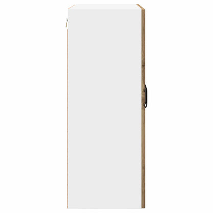 vidaXL Wall Cabinet PORTO Artisan Oak 60 x 31 x 80 cm Engineered Wood