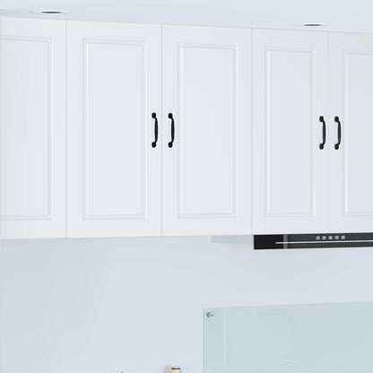 vidaXL Wall Cabinet PORTO White 80 x 31 x 80 cm Engineered Wood