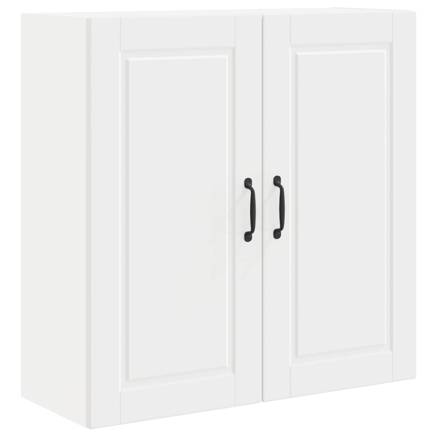 vidaXL Wall Cabinet PORTO White 80 x 31 x 80 cm Engineered Wood