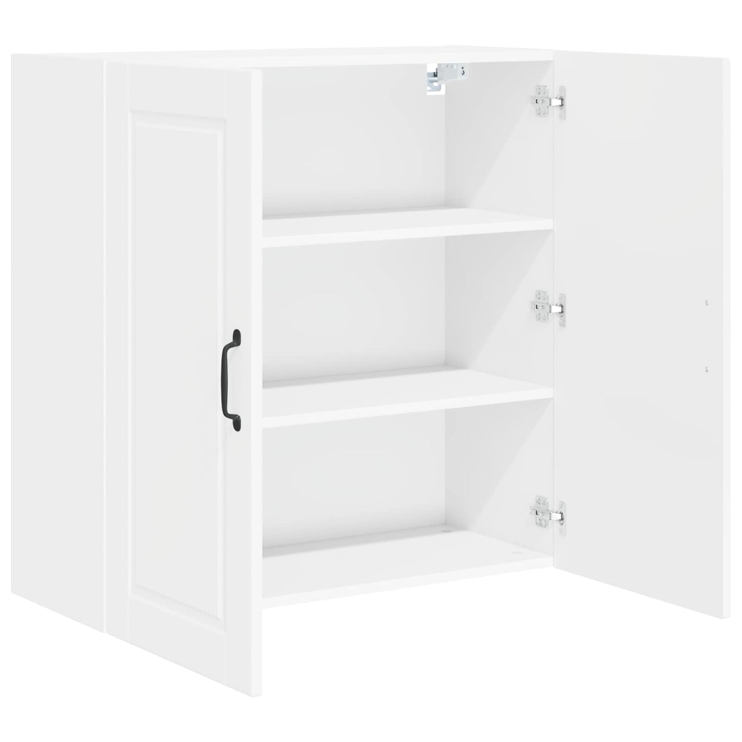 vidaXL Wall Cabinet PORTO White 80 x 31 x 80 cm Engineered Wood