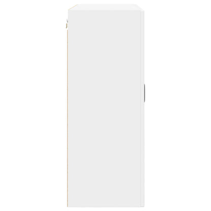 vidaXL Wall Cabinet PORTO White 80 x 31 x 80 cm Engineered Wood