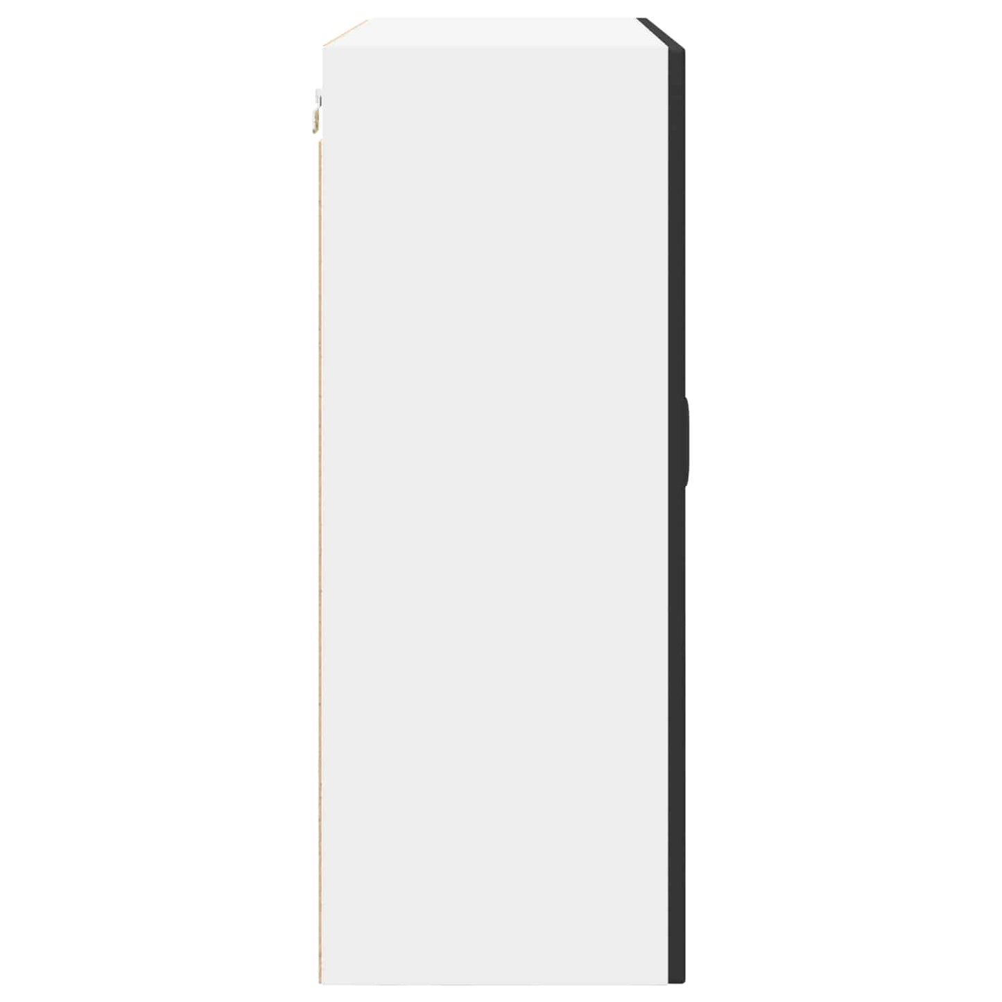 vidaXL Wall Cabinet PORTO Black 80 x 31 x 80 cm Engineered Wood
