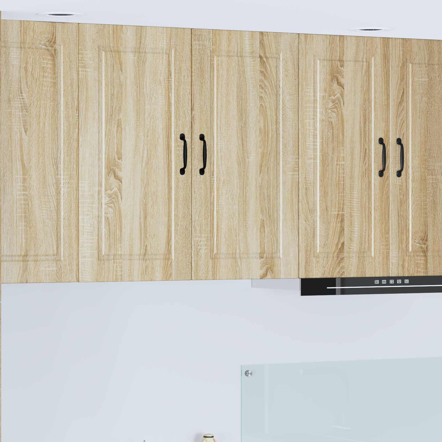 vidaXL Wall Cabinet PORTO Sonoma Oak 80 x 31 x 80 cm Engineered Wood