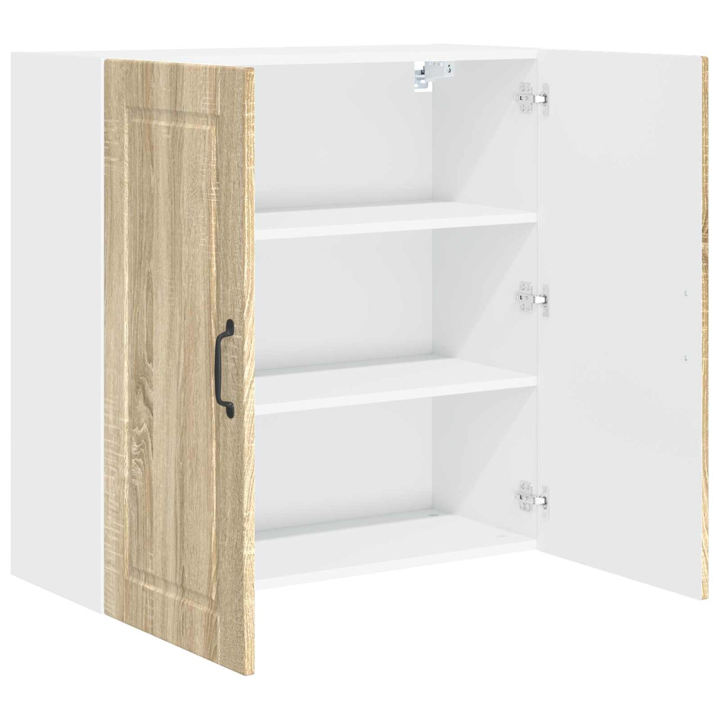 vidaXL Wall Cabinet PORTO Sonoma Oak 80 x 31 x 80 cm Engineered Wood