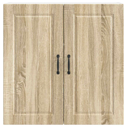 vidaXL Wall Cabinet PORTO Sonoma Oak 80 x 31 x 80 cm Engineered Wood