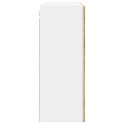 vidaXL Wall Cabinet PORTO Sonoma Oak 80 x 31 x 80 cm Engineered Wood