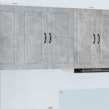 vidaXL Wall Cabinet PORTO Concrete Grey 80 x 31 x 80 cm