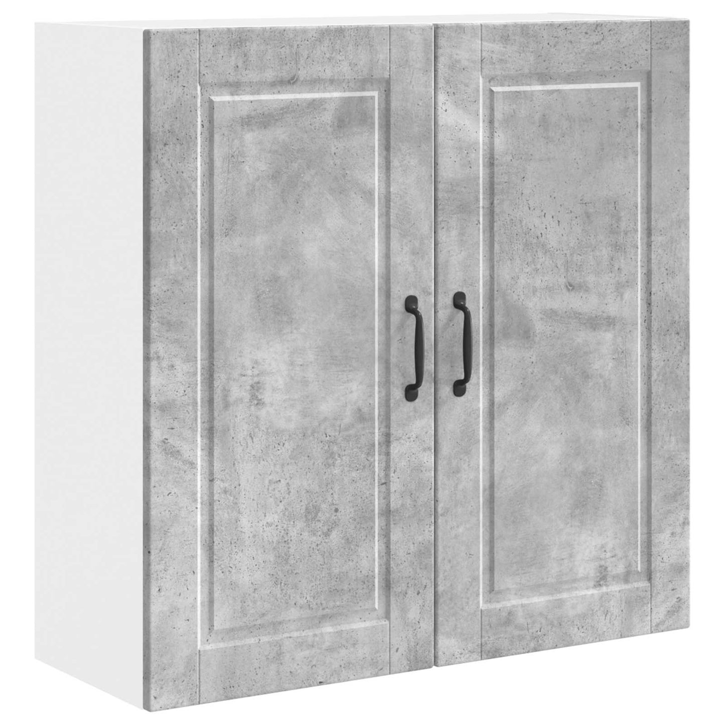 vidaXL Wall Cabinet PORTO Concrete Grey 80 x 31 x 80 cm