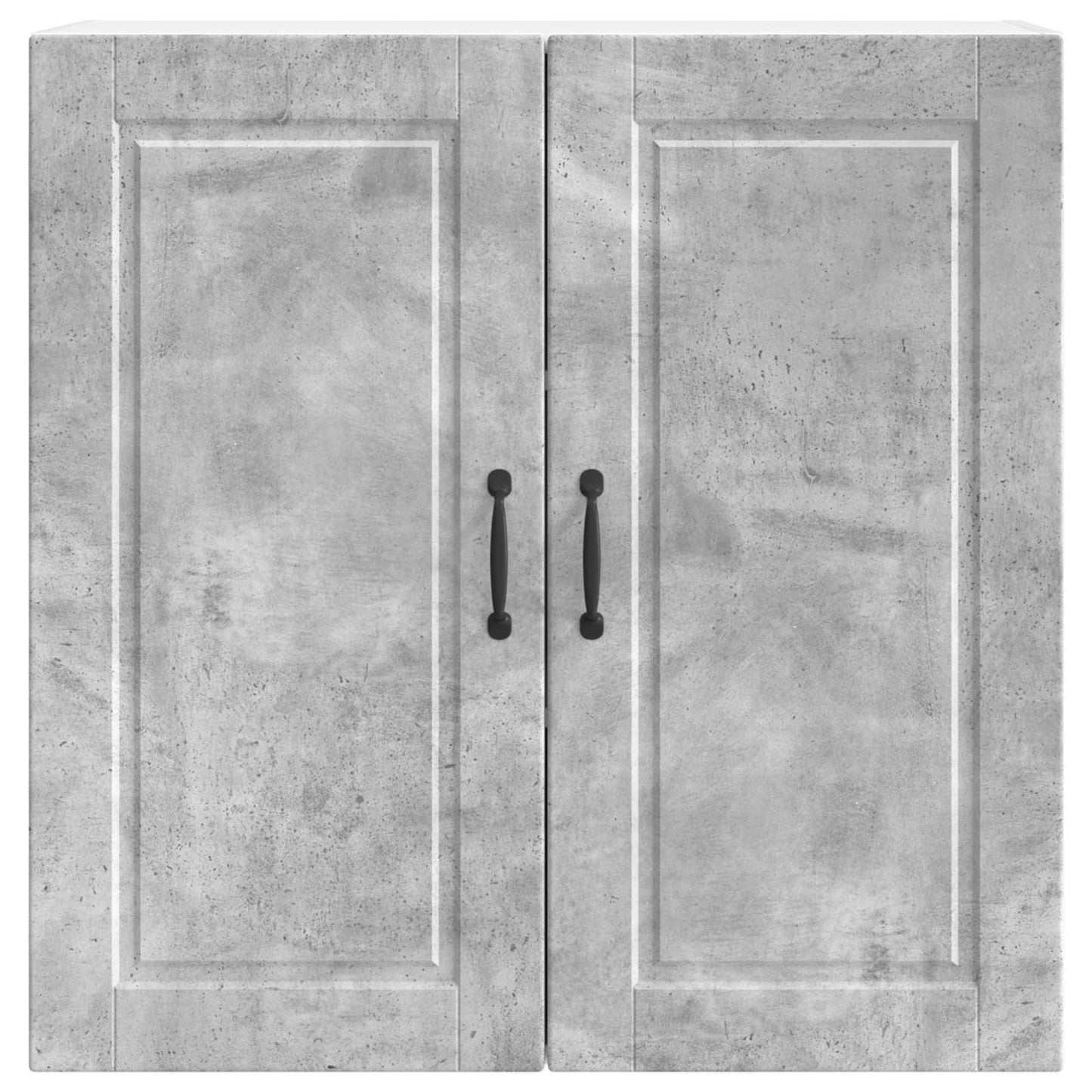 vidaXL Wall Cabinet PORTO Concrete Grey 80 x 31 x 80 cm