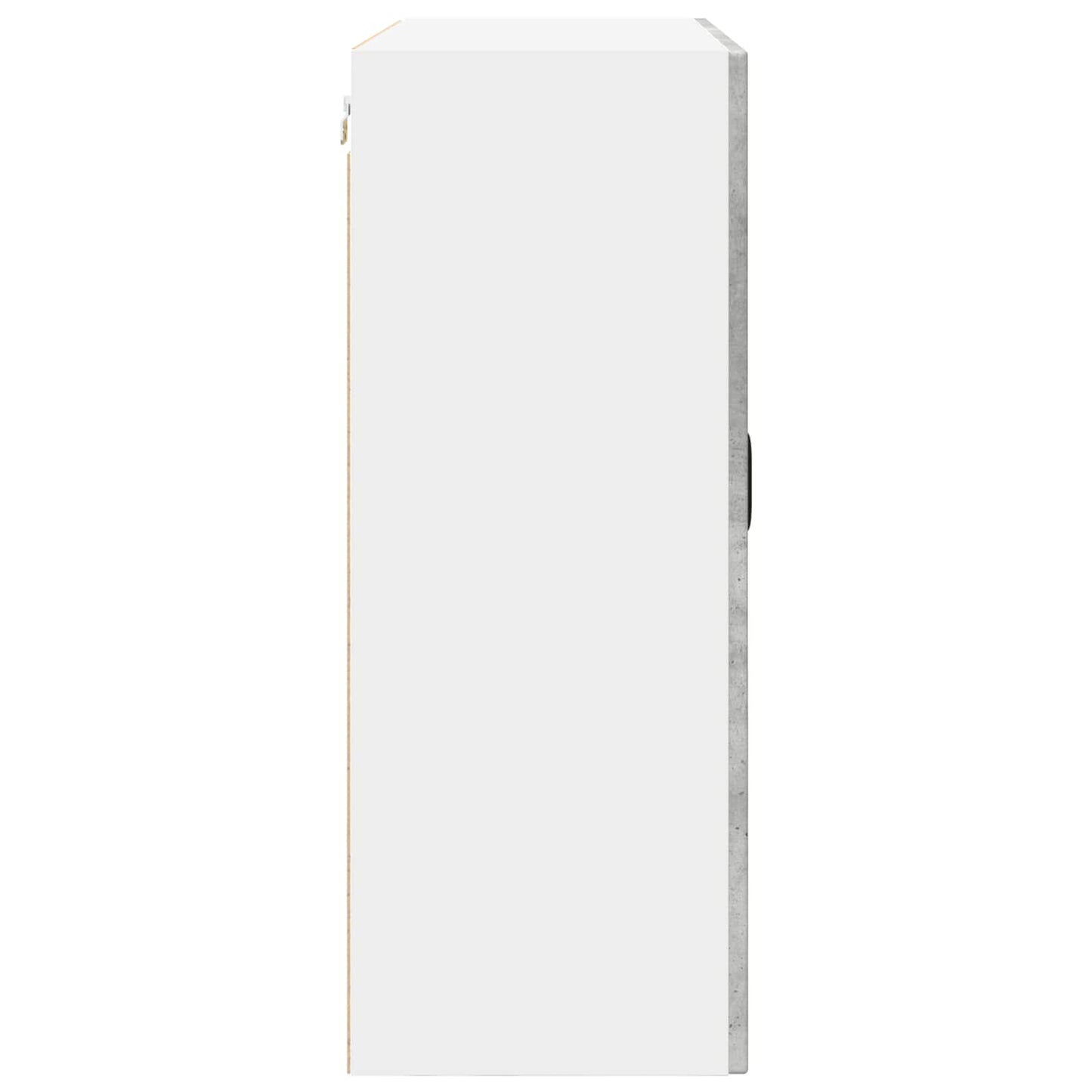 vidaXL Wall Cabinet PORTO Concrete Grey 80 x 31 x 80 cm