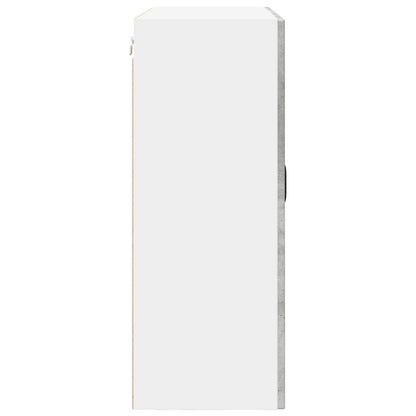 vidaXL Wall Cabinet PORTO Concrete Grey 80 x 31 x 80 cm