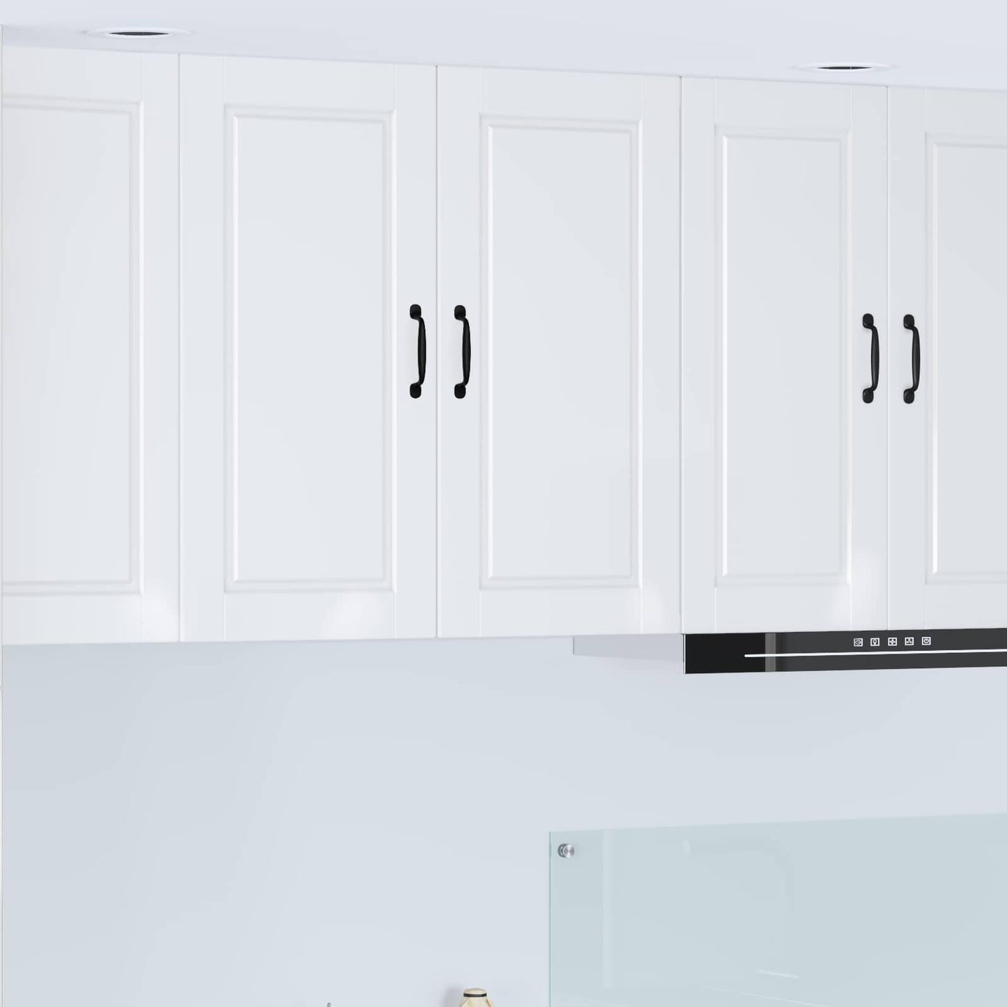 vidaXL Wall Cabinet PORTO High Gloss White 80 x 31 x 80 cm