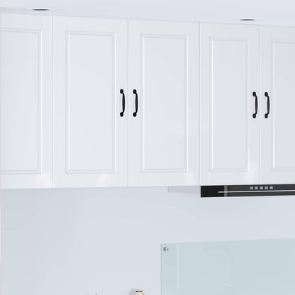vidaXL Wall Cabinet PORTO High Gloss White 80 x 31 x 80 cm