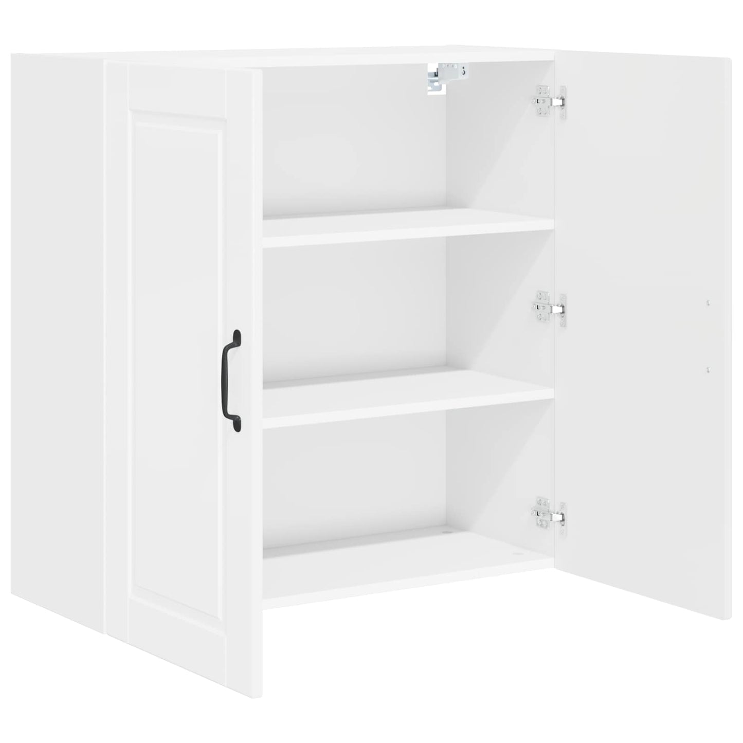 vidaXL Wall Cabinet PORTO High Gloss White 80 x 31 x 80 cm