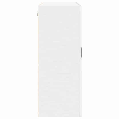 vidaXL Wall Cabinet PORTO High Gloss White 80 x 31 x 80 cm
