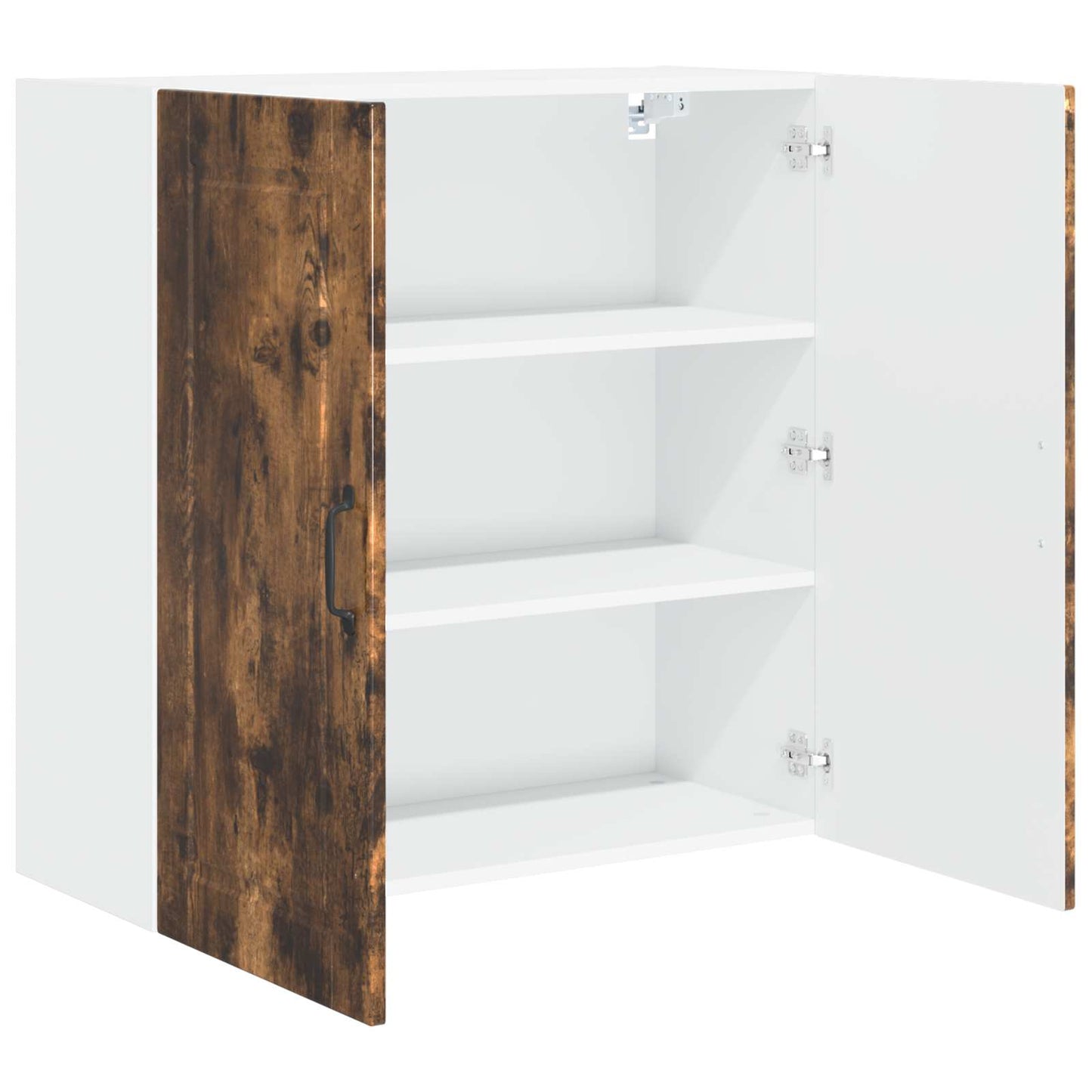 vidaXL Wall Cabinet PORTO Smoked Oak 80 x 31 x 80 cm Engineered Wood