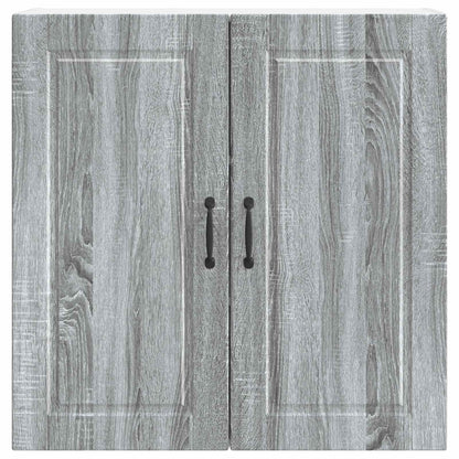 vidaXL Wall Cabinet PORTO Grey Sonoma 80 x 31 x 80 cm Engineered Wood