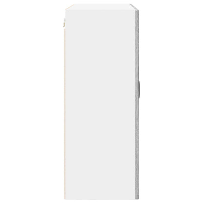 vidaXL Wall Cabinet PORTO Grey Sonoma 80 x 31 x 80 cm Engineered Wood