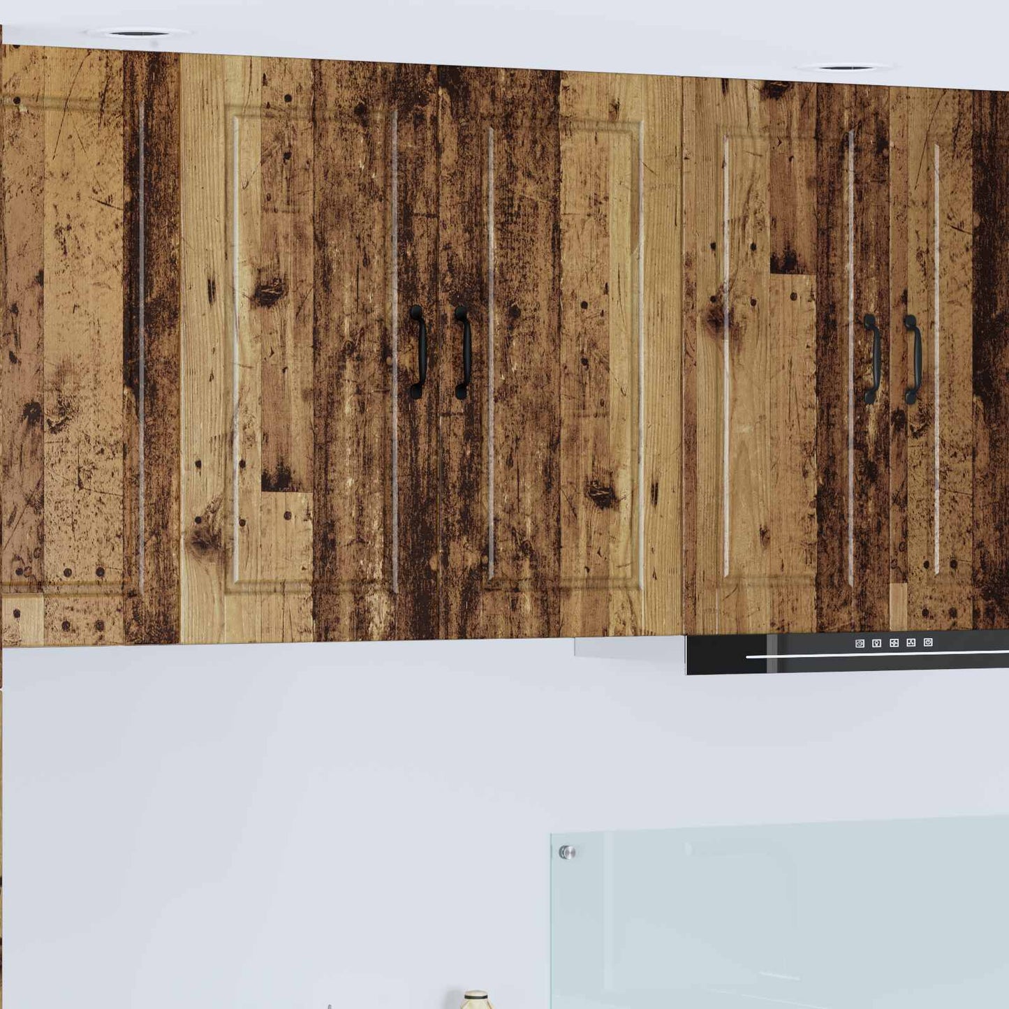 vidaXL Wall Cabinet PORTO Old Wood 80 x 31 x 80 cm Engineered Wood
