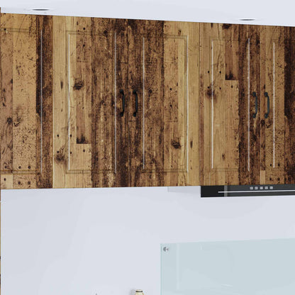 vidaXL Wall Cabinet PORTO Old Wood 80 x 31 x 80 cm Engineered Wood