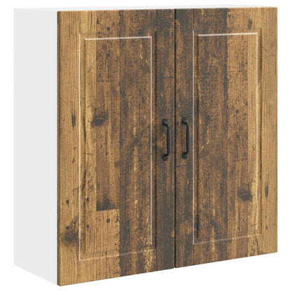 vidaXL Wall Cabinet PORTO Old Wood 80 x 31 x 80 cm Engineered Wood