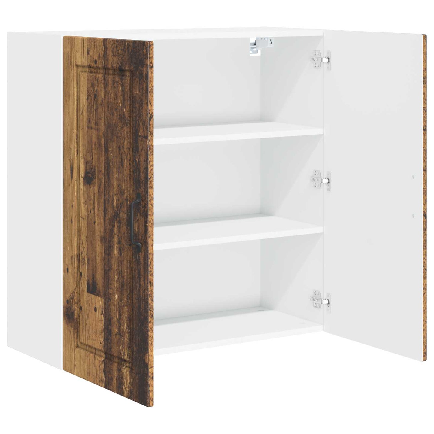 vidaXL Wall Cabinet PORTO Old Wood 80 x 31 x 80 cm Engineered Wood