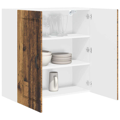 vidaXL Wall Cabinet PORTO Old Wood 80 x 31 x 80 cm Engineered Wood